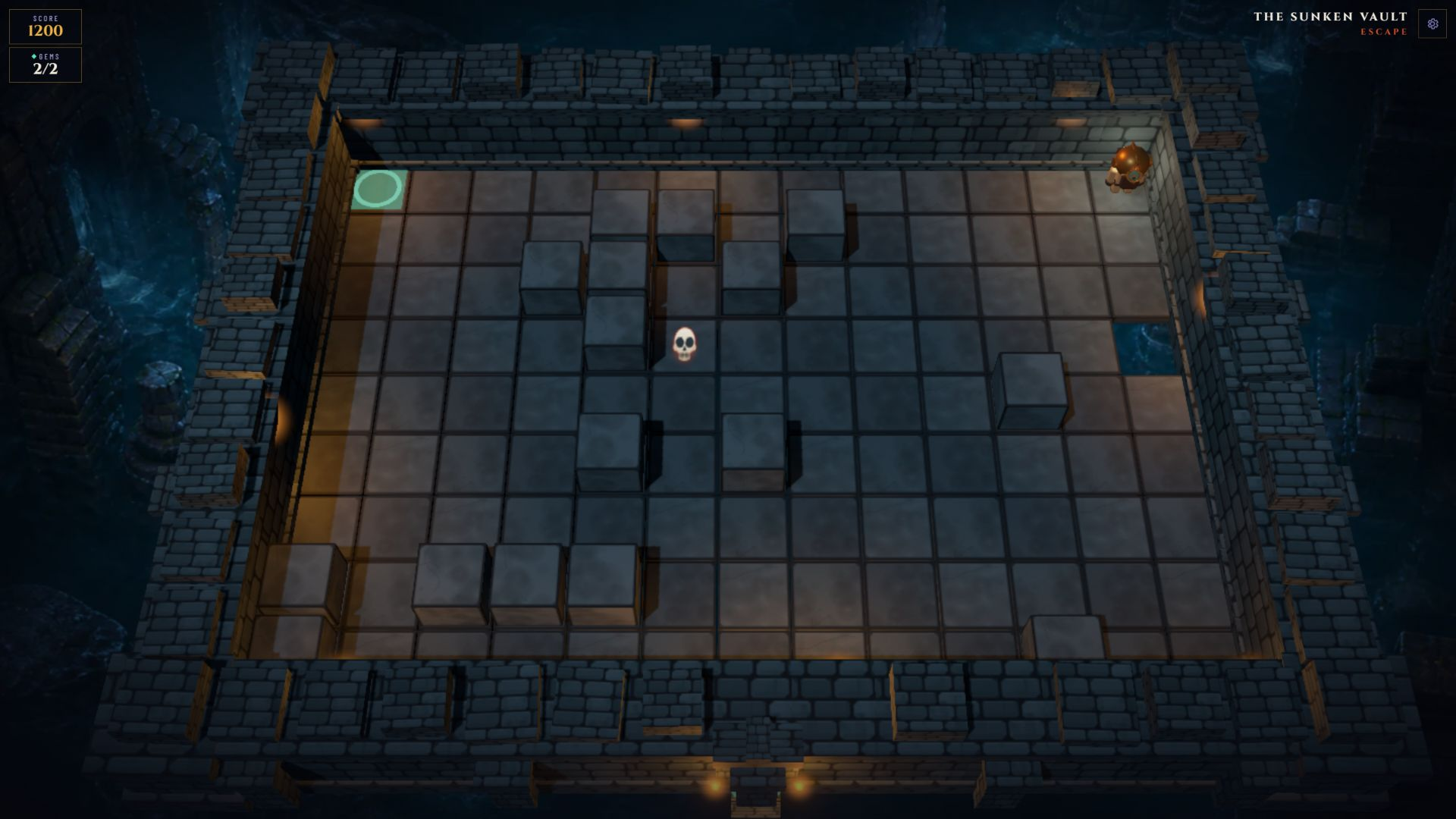 Escaping a chamber after awakening its relic